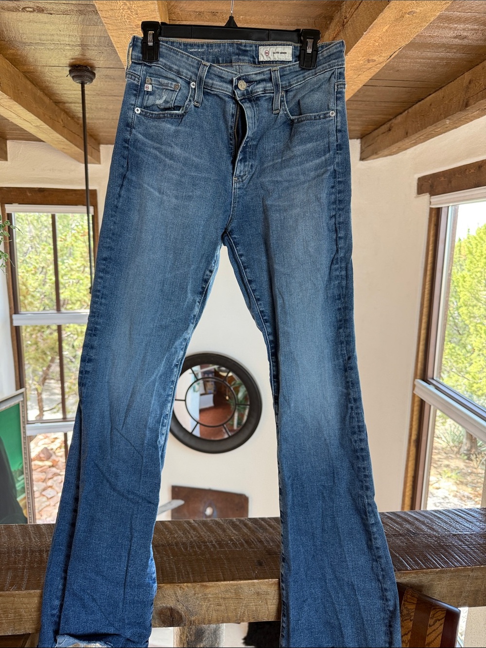 Ag Adriano Goldschmied Men's Dark Blue Bootcut Jeans